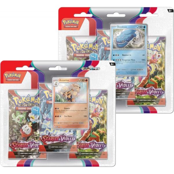 Thẻ bài Pokemon TCG SV01 Scarlet & Violet 3 Pack Blister