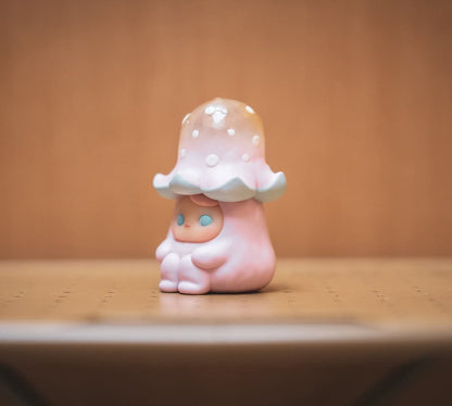 Pucky - Mushroom Beanie - Tall Pink Hat - Mô hình Art Toy One Little Planet