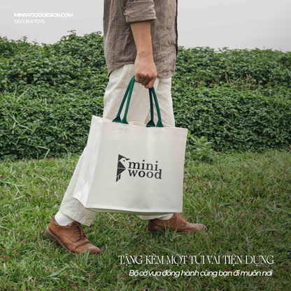 Bộ Cờ Vua Gỗ - Size Du Lịch (Quân cờ sừng)