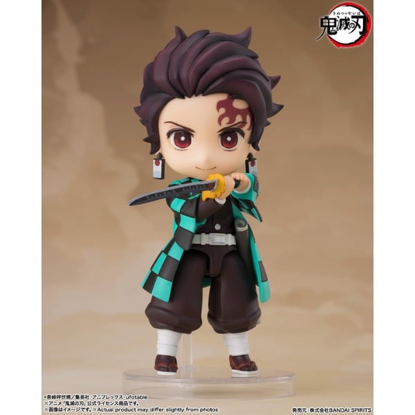Figuarts Mini Tanjiro Kamado Kyojuro Rengoku's Sword Guard Ver - Demon Slayer Kimetsu no Yaiba