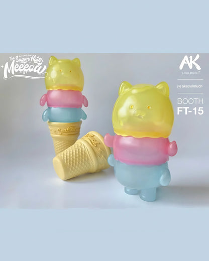 SUGARHIGH MEEEOW Mô Hình Sofubi Giới Hạn AKSOULMUCH - Hình ảnh chi tiết 2