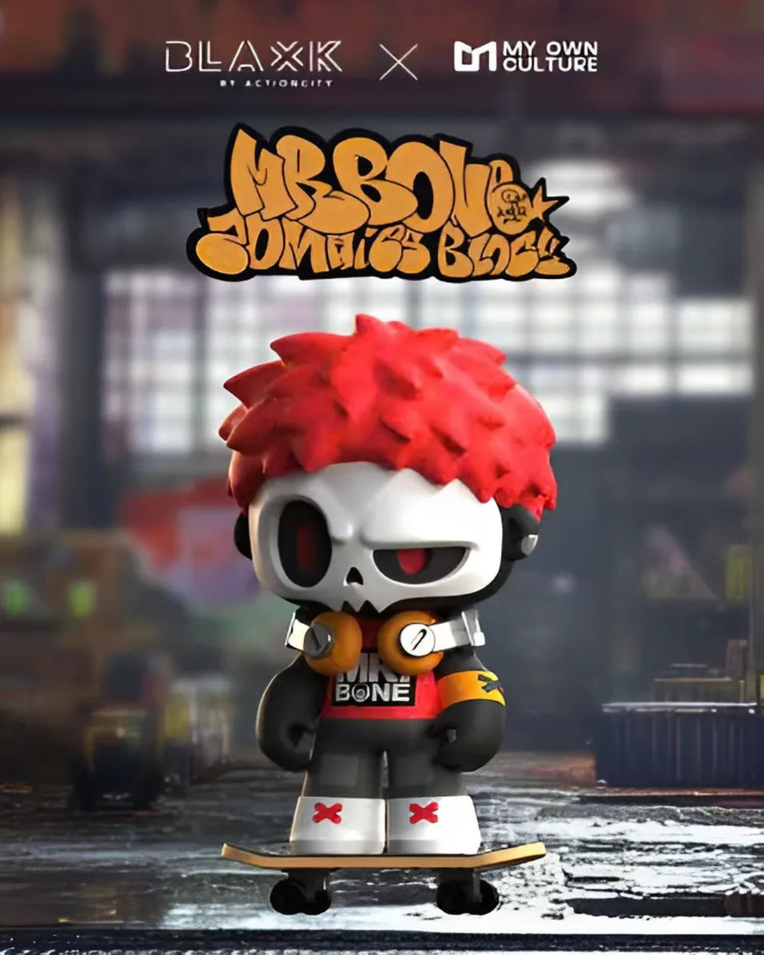 MR.Bone JR 2.0 - Zombie Zone | Mô Hình Blind Box My Own Culture - Hình ảnh chi tiết 2