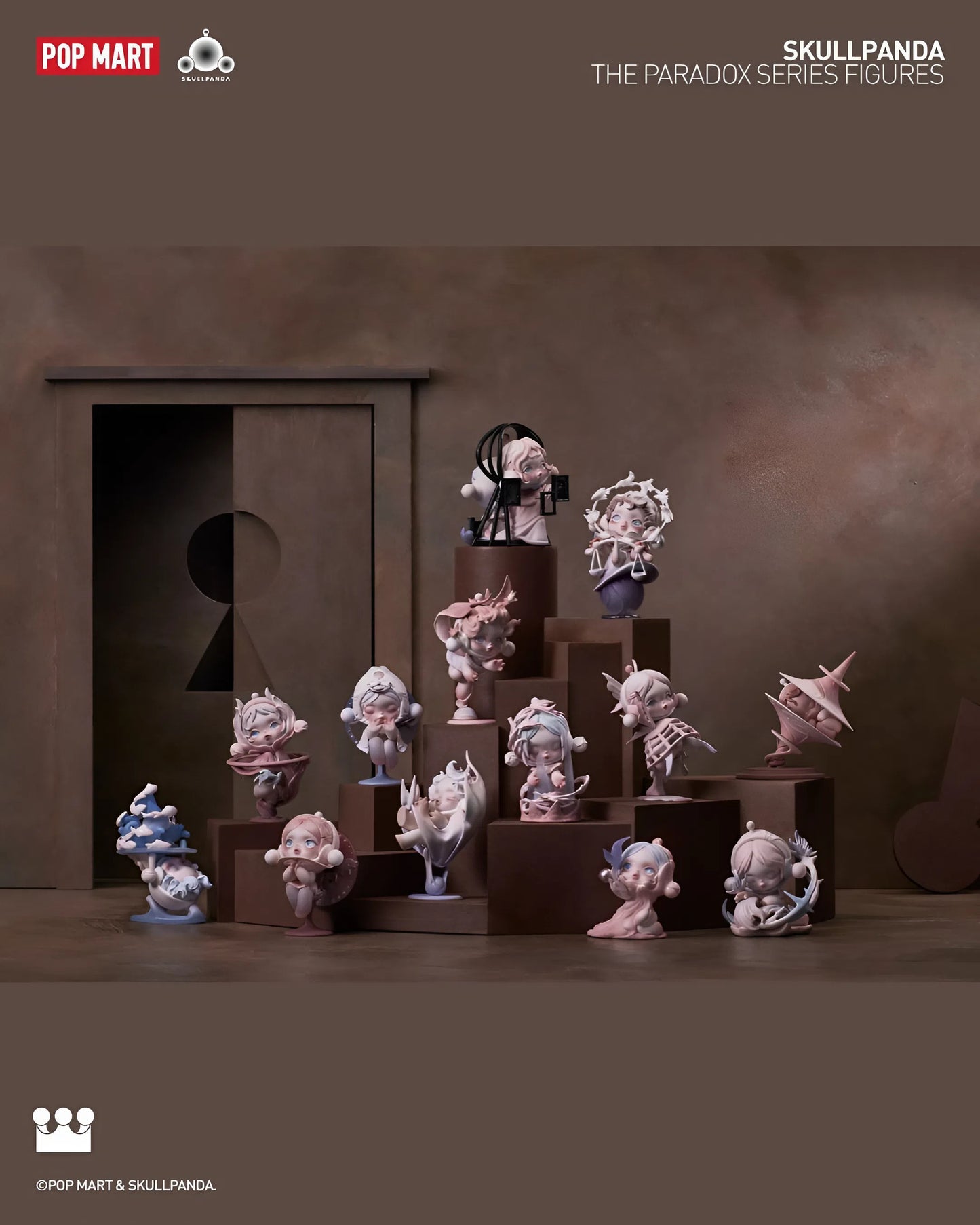 SKULLPANDA The Paradox Series Figure - Mô Hình Blind Box Art Toy Chính Hãng Pop Mart