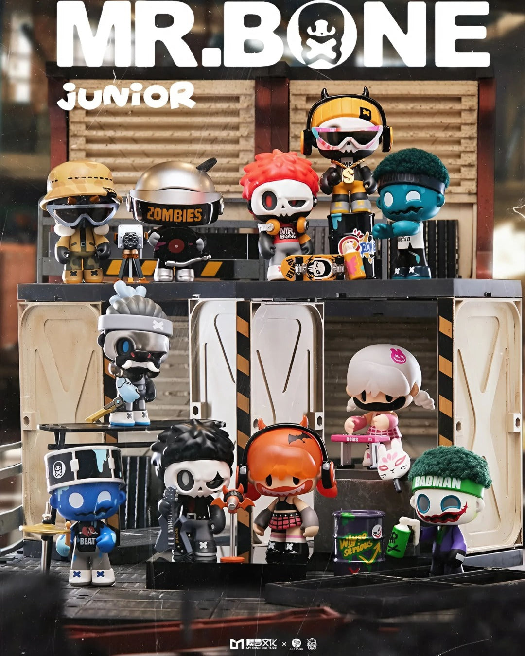MR.Bone JR 2.0 - Zombie Zone | Mô Hình Blind Box My Own Culture - Hình ảnh sản phẩm