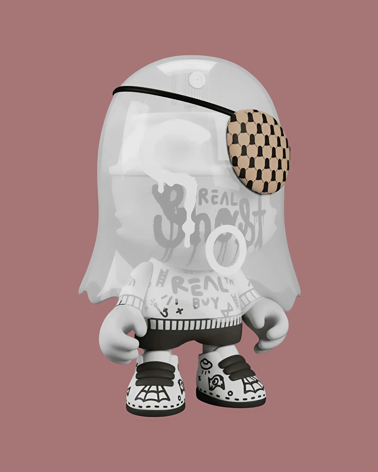 SUPERGHOST BY TREVOR ANDREW - Mô hình Limited Figure Chính Hãng Super Plastic