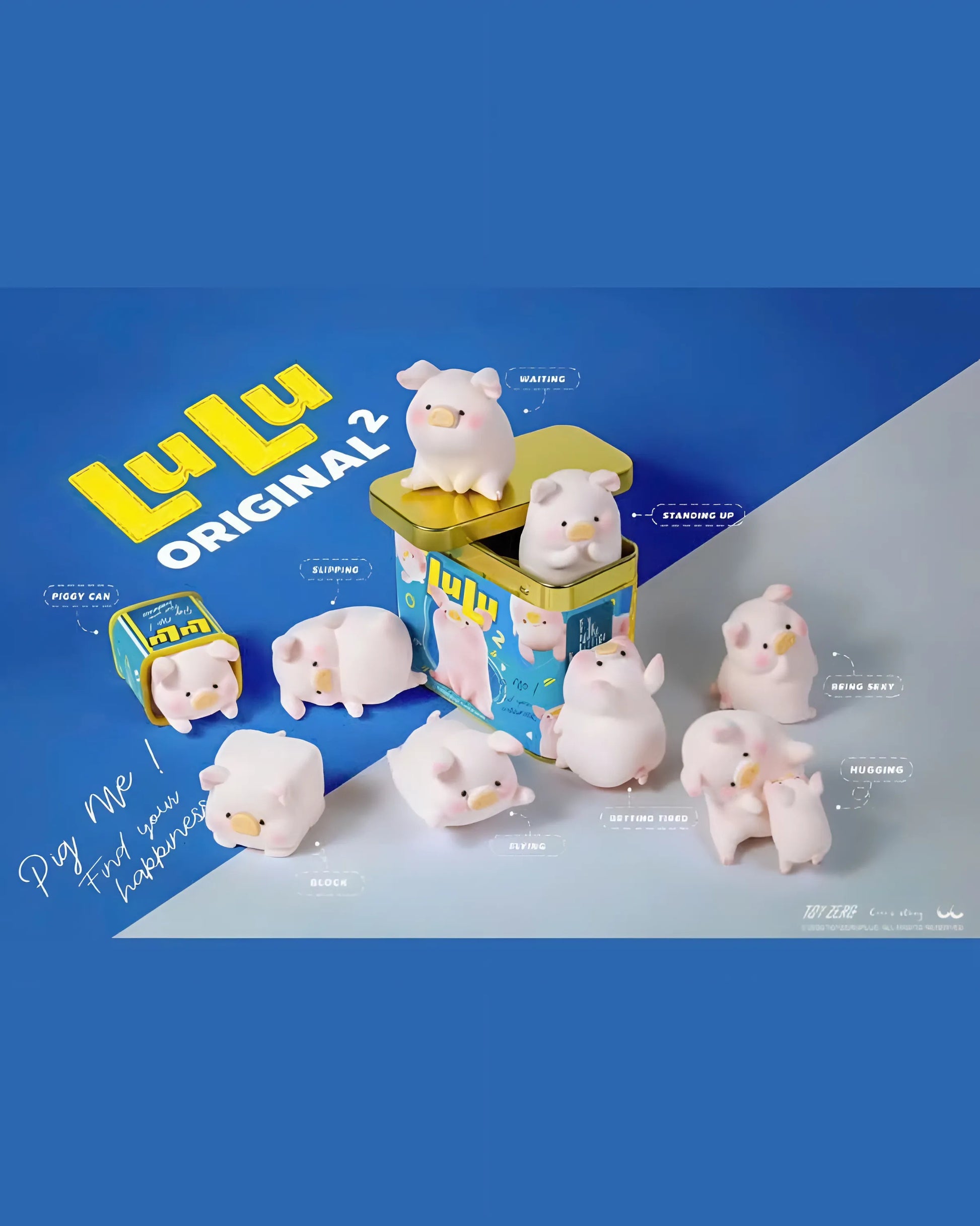 LuLu The Piggy - Original 2nd Series (Canned Blind Box) - Mô hình Art Toy Blind Box - ToyzeroPlus - Hình ảnh sản phẩm
