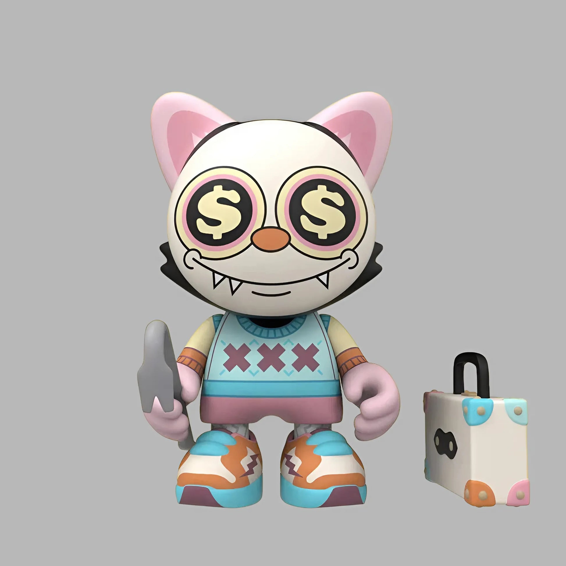 FOUR FINGER DISCOUNT JANKY - Mô Hình Art Toy Giới Hạn - Super Plastic - Hình ảnh sản phẩm