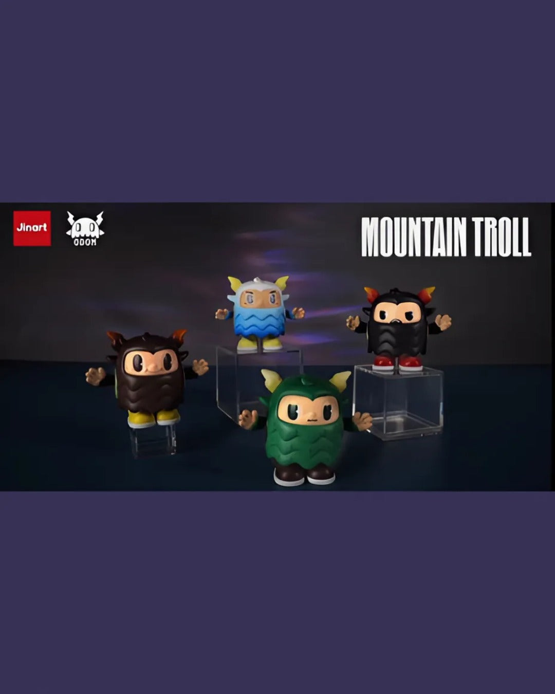JINART x ODOM Troll Moutain Mô Hình Blindbox Art Toy Jinart - Hình ảnh sản phẩm
