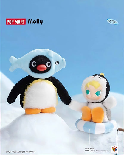 Baby Molly × PINGU Happy Fishing Series Vinyl Plush - Blindbox Gấu Bông Vinyl Pop Mart