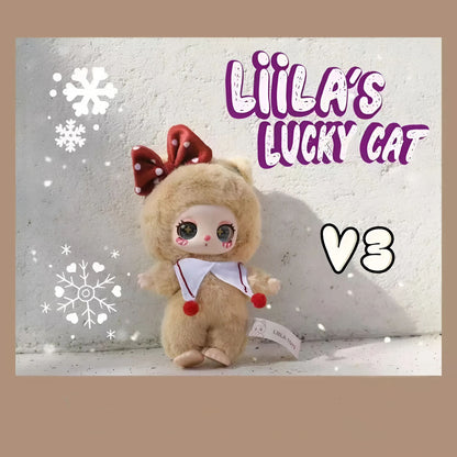 Lila Lucky Cat v3 Plush Blind Box - Hộp Mù Gấu Bông Mèo Thần Tài - Yiwu First Rigorous - Hình ảnh bổ sung 4
