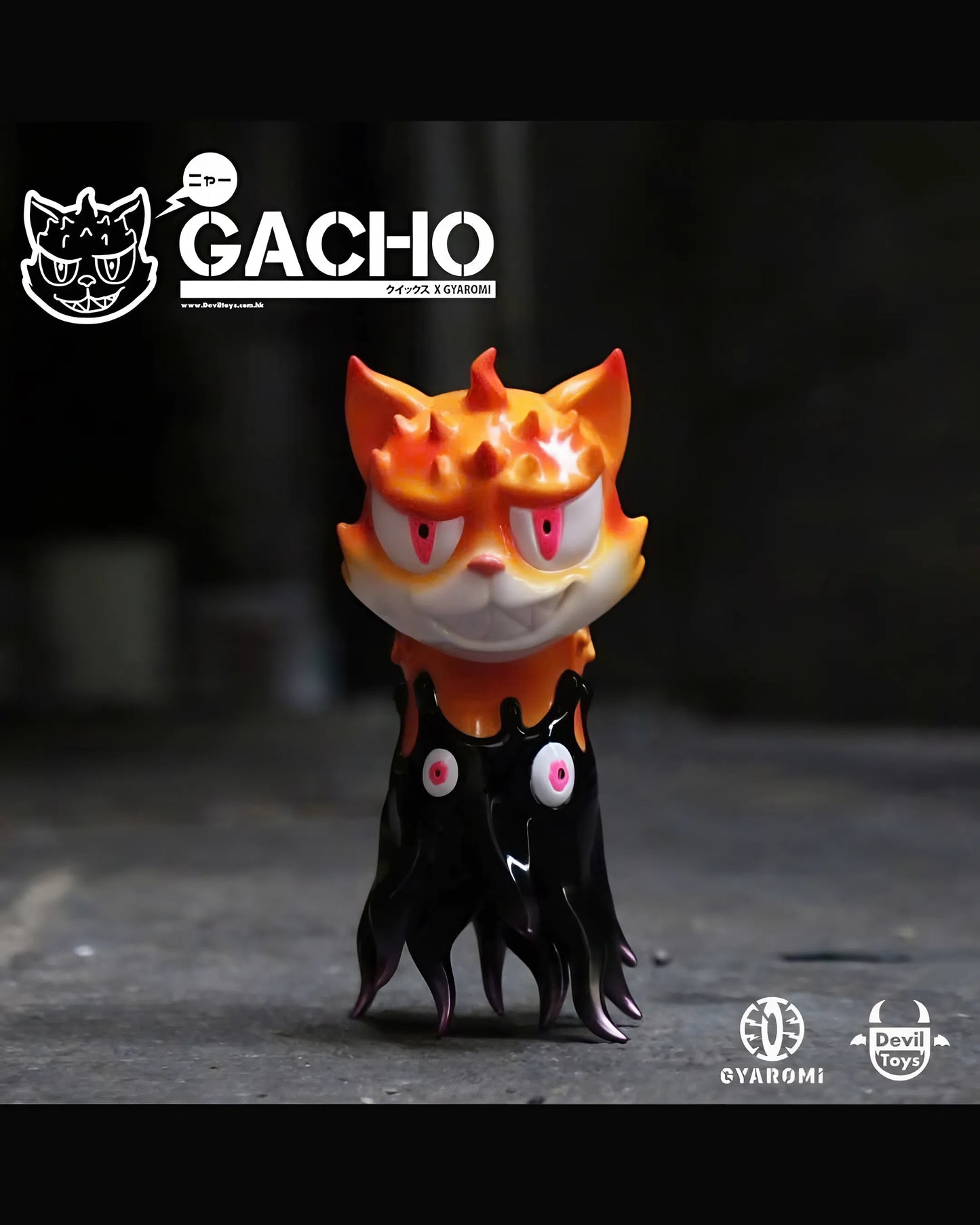 GACHO - Mô Hình Art Toy Sofubi Cao Cấp 15cm Devil Toys - Hình ảnh sản phẩm