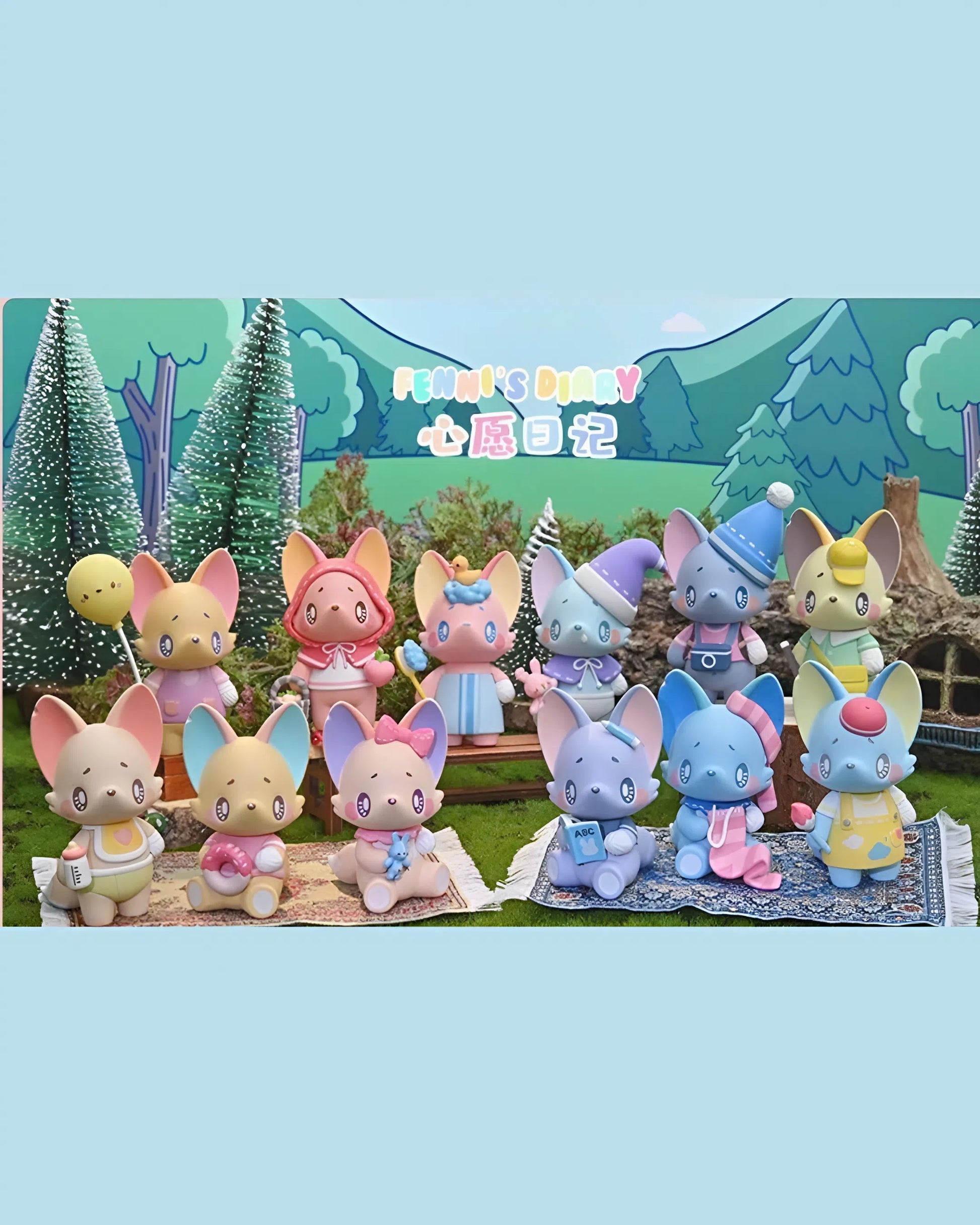 Fenni’ Diary - Mô hình Blind Box Art Toy - Poriin x 1983 Toys - Hình ảnh sản phẩm