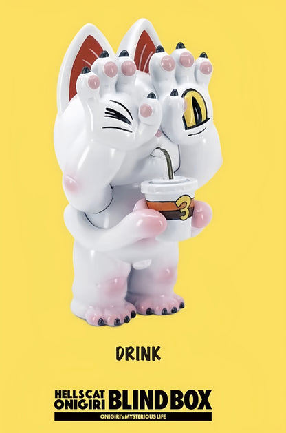 Hell's Cat Onigiri - Blind Box Series - Mô Hình Art Toy Chính Hãng Grape Brain - Hình ảnh bổ sung 6