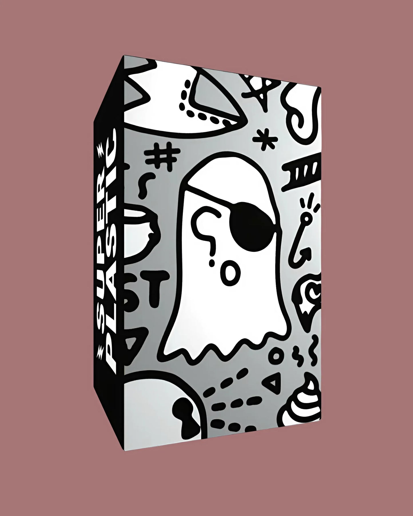 SUPERGHOST BY TREVOR ANDREW - Mô hình Limited Figure Chính Hãng Super Plastic