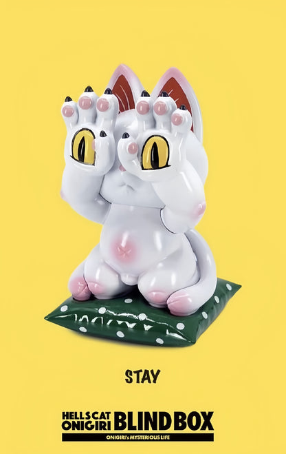 Hell's Cat Onigiri - Blind Box Series - Mô Hình Art Toy Chính Hãng Grape Brain - Hình ảnh chi tiết 2