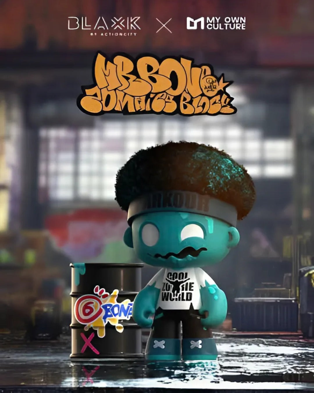 MR.Bone JR 2.0 - Zombie Zone | Mô Hình Blind Box My Own Culture - Hình ảnh bổ sung 4