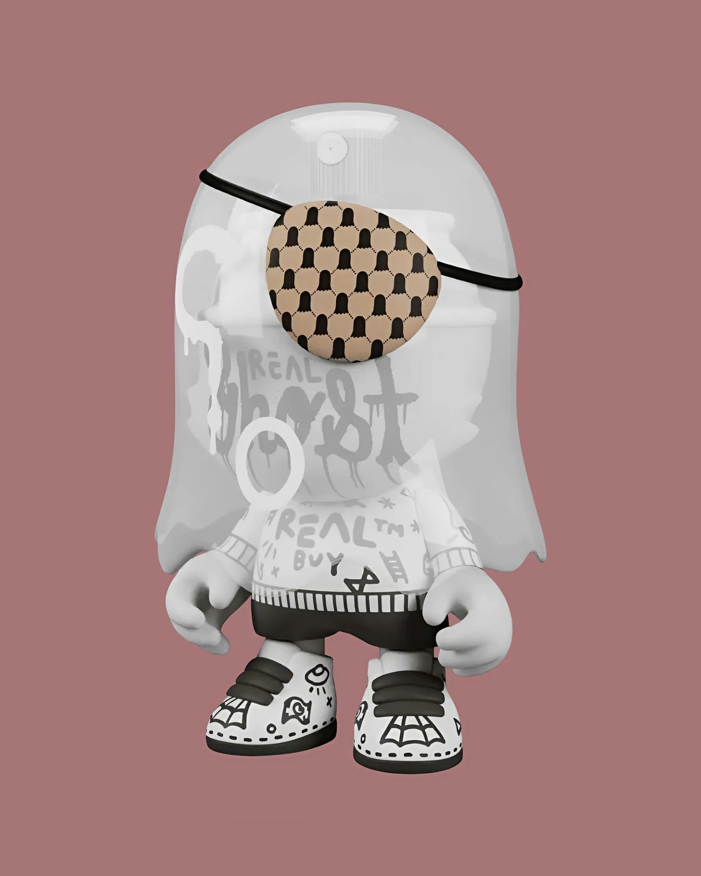 SUPERGHOST BY TREVOR ANDREW - Mô hình Limited Figure Chính Hãng Super Plastic