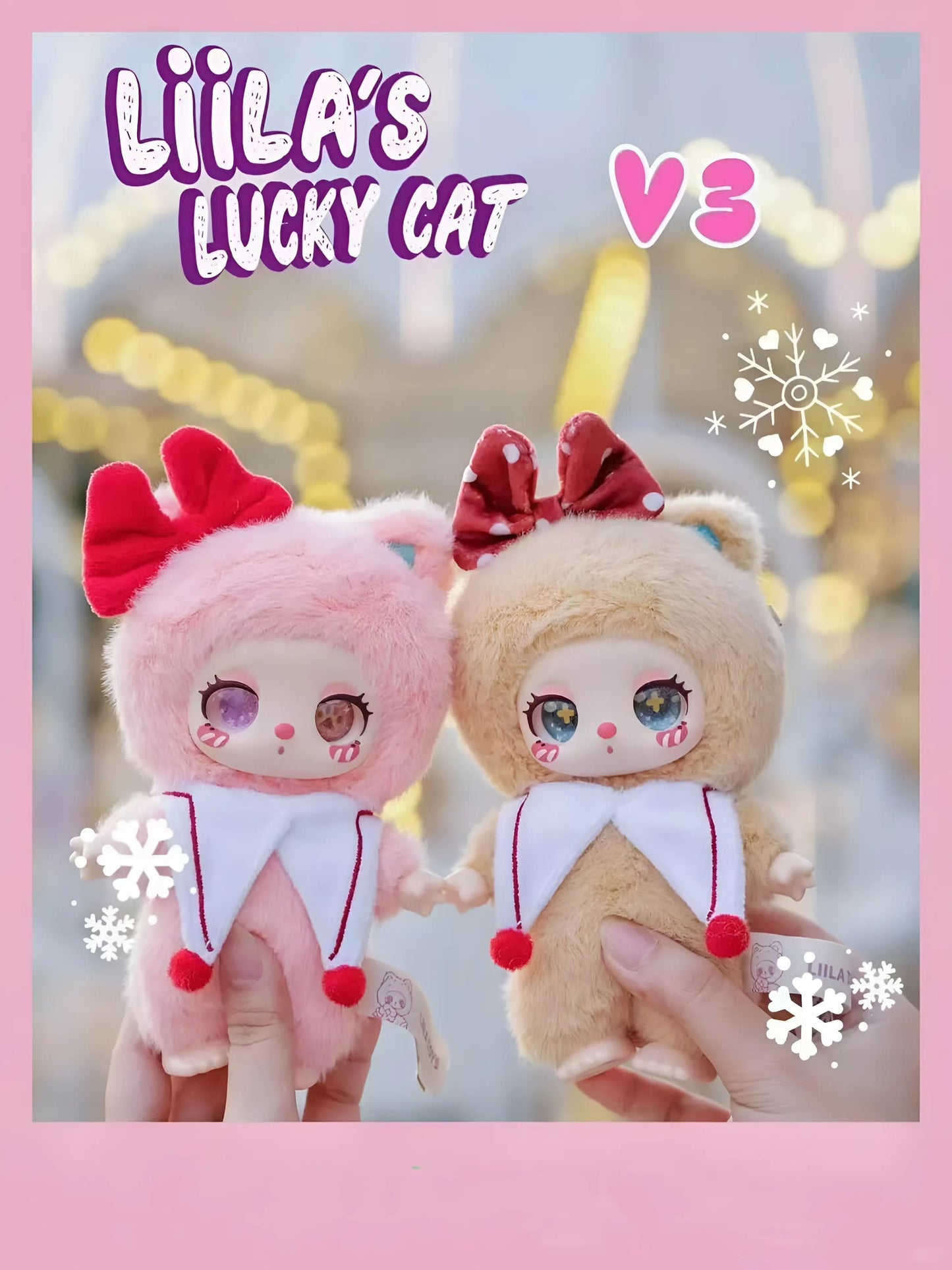 Lila Lucky Cat v3 Plush Blind Box - Hộp Mù Gấu Bông Mèo Thần Tài - Yiwu First Rigorous - Góc nhìn khác 3