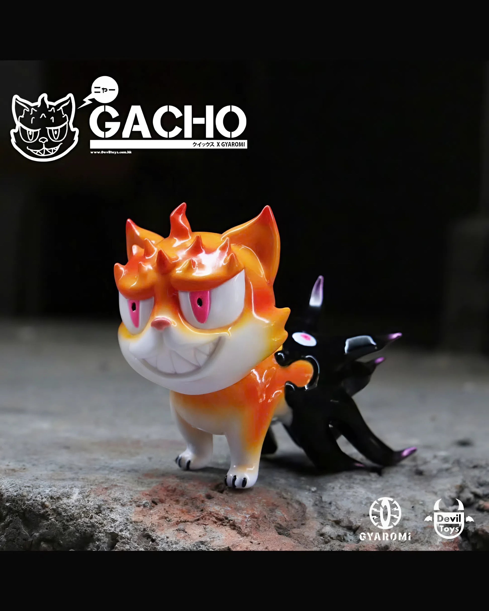 GACHO - Mô Hình Art Toy Sofubi Cao Cấp 15cm Devil Toys - Hình ảnh chi tiết 2