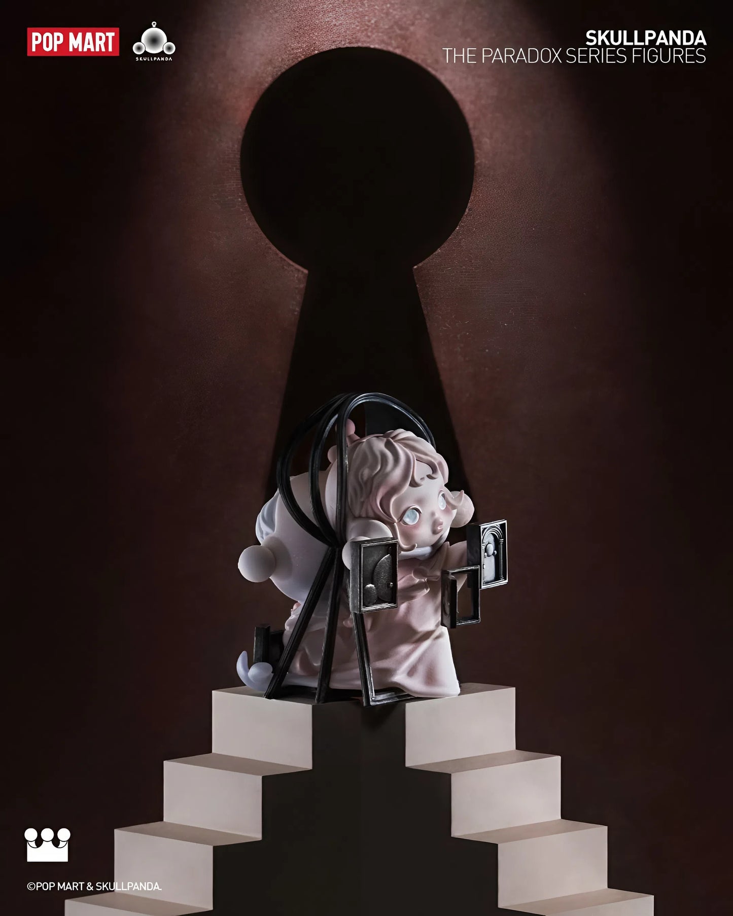SKULLPANDA The Paradox Series Figure - Mô Hình Blind Box Art Toy Chính Hãng Pop Mart
