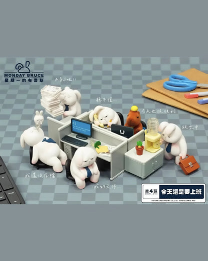 Monday Bruce Another Working Day vol.4 - Mô Hình Blindbox Thỏ Bruce Công Sở - TOYS ALLIANCE - Hình ảnh sản phẩm