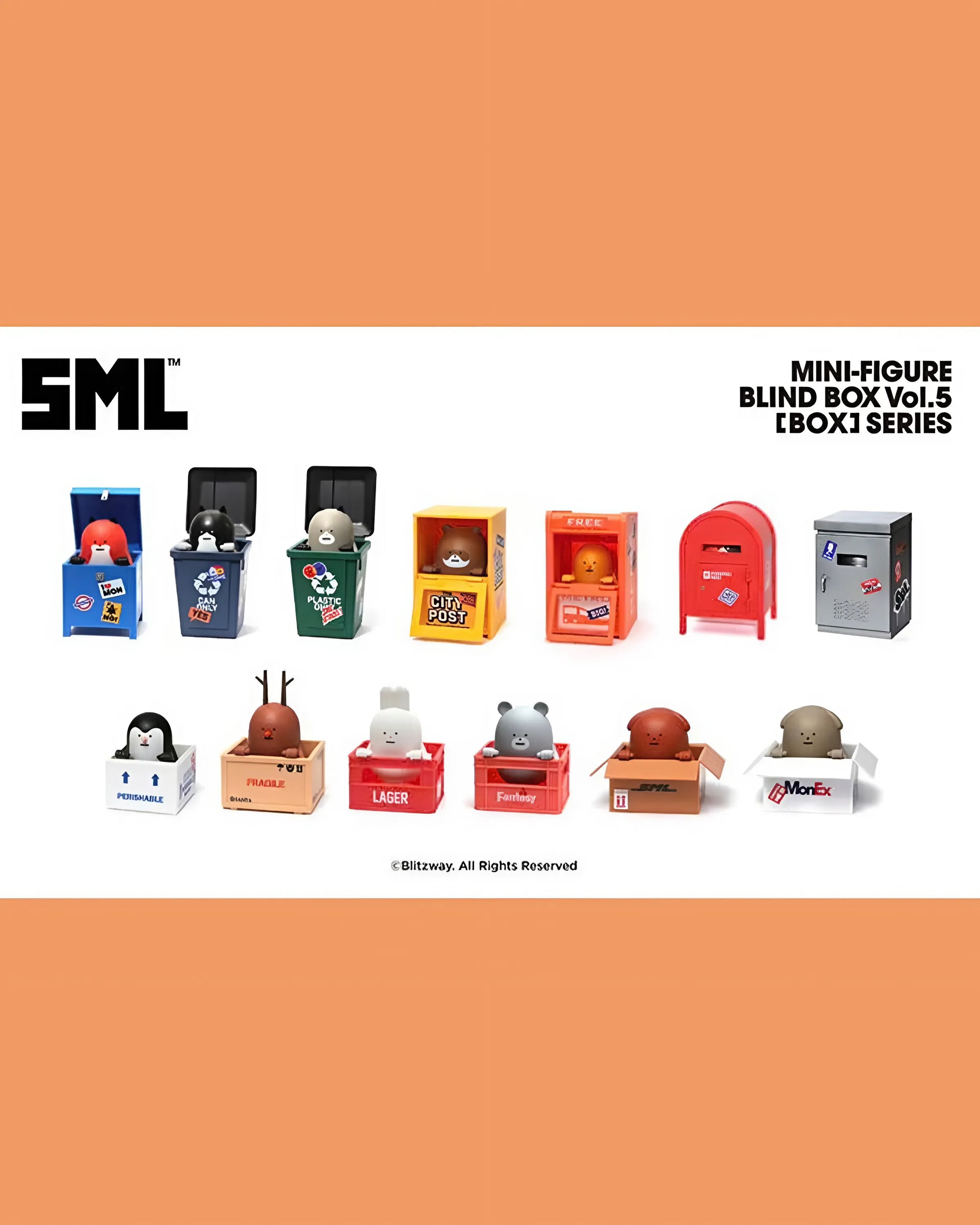 Sticky Monster Lab - SML MINI FIGURE BLIND BOX Vol.5 - Mô Hình Art Toy Chính Hãng A Good Company - Hình ảnh sản phẩm