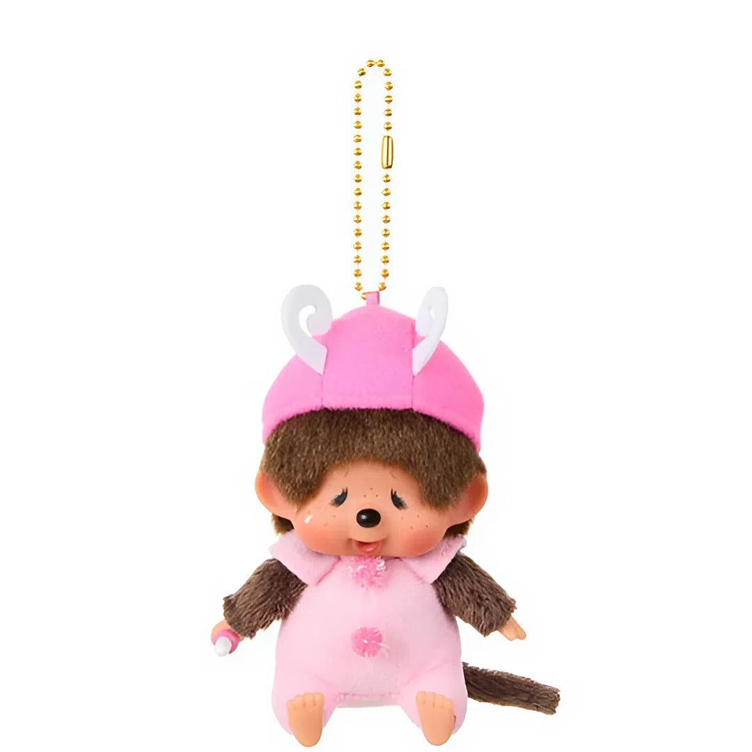 Monchhichi Big Face SS Keychain - Móc Khóa Thú Bông Monchhichi Chính Hãng Monchhichi - ảnh 1 - Móc khóa thú bông
