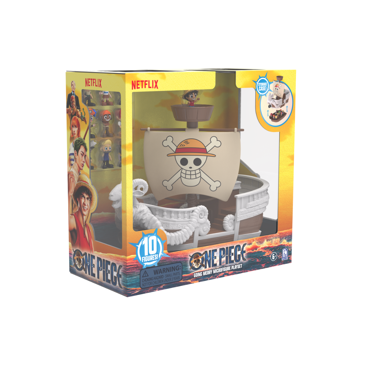Going Merry Pirate Ship and 10 One Piece Characters - Bộ mô hình Tàu hải tặc và 10 nhân vật - ONE PIECE TOY
