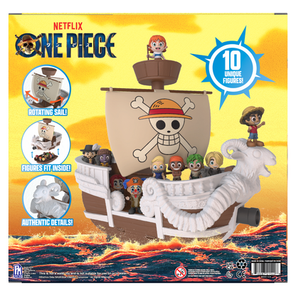 Going Merry Pirate Ship and 10 One Piece Characters - Bộ mô hình Tàu hải tặc và 10 nhân vật - ONE PIECE TOY
