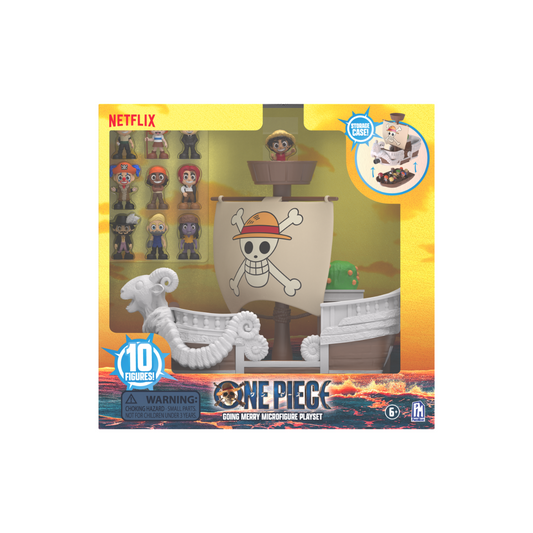 Going Merry Pirate Ship and 10 One Piece Characters - Bộ mô hình Tàu hải tặc và 10 nhân vật - ONE PIECE TOY