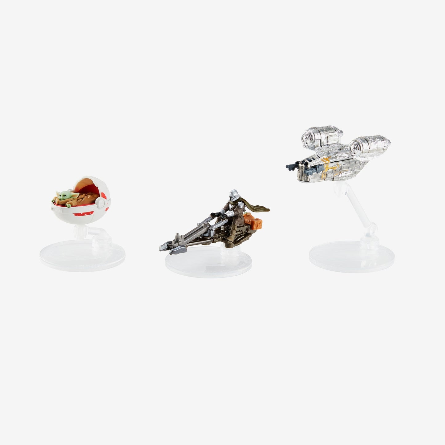 Hot Wheels Star Wars Starship Vehicles 3-Pack - Bộ 3 Phi Thuyền Mô Hình The Mandalorian - Hot Wheels - Hình ảnh sản phẩm