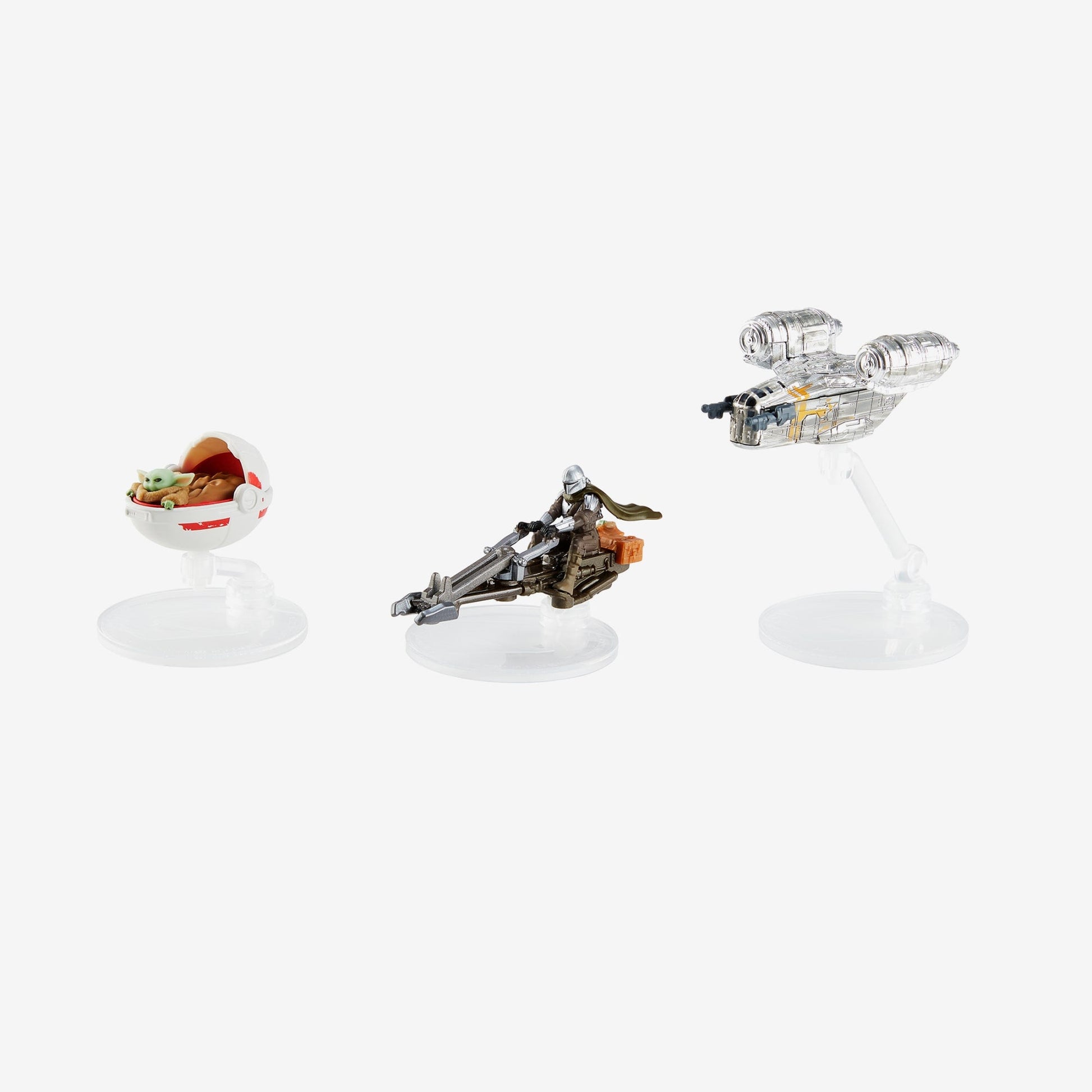 Hot Wheels Star Wars Starship Vehicles 3-Pack - Bộ 3 Phi Thuyền Mô Hình The Mandalorian - Hot Wheels - Hình ảnh sản phẩm