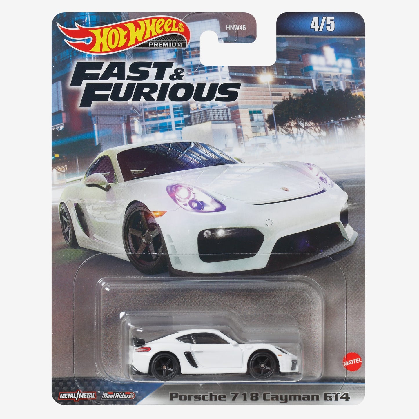 Hot Wheels Fast & Furious Premium Series Porsche Cayman GT4 - Mô hình xe 1:64 Premium Mattel - Hình ảnh chi tiết 2