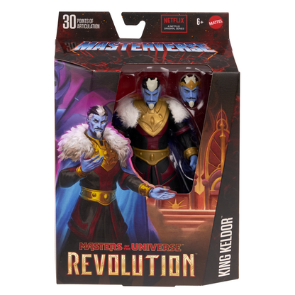 Masters of the Universe Masterverse King Keldor Action Figure - Mô Hình Hành Động 7 Inch Cao Cấp - Mattel - Hình ảnh bổ sung 4