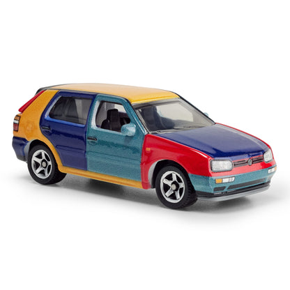 Matchbox 1995 Volkswagen Golf Harlequin - Mô Hình Xe Ô Tô Sưu Tầm Tỉ Lệ 1:64 Matchbox Collectors