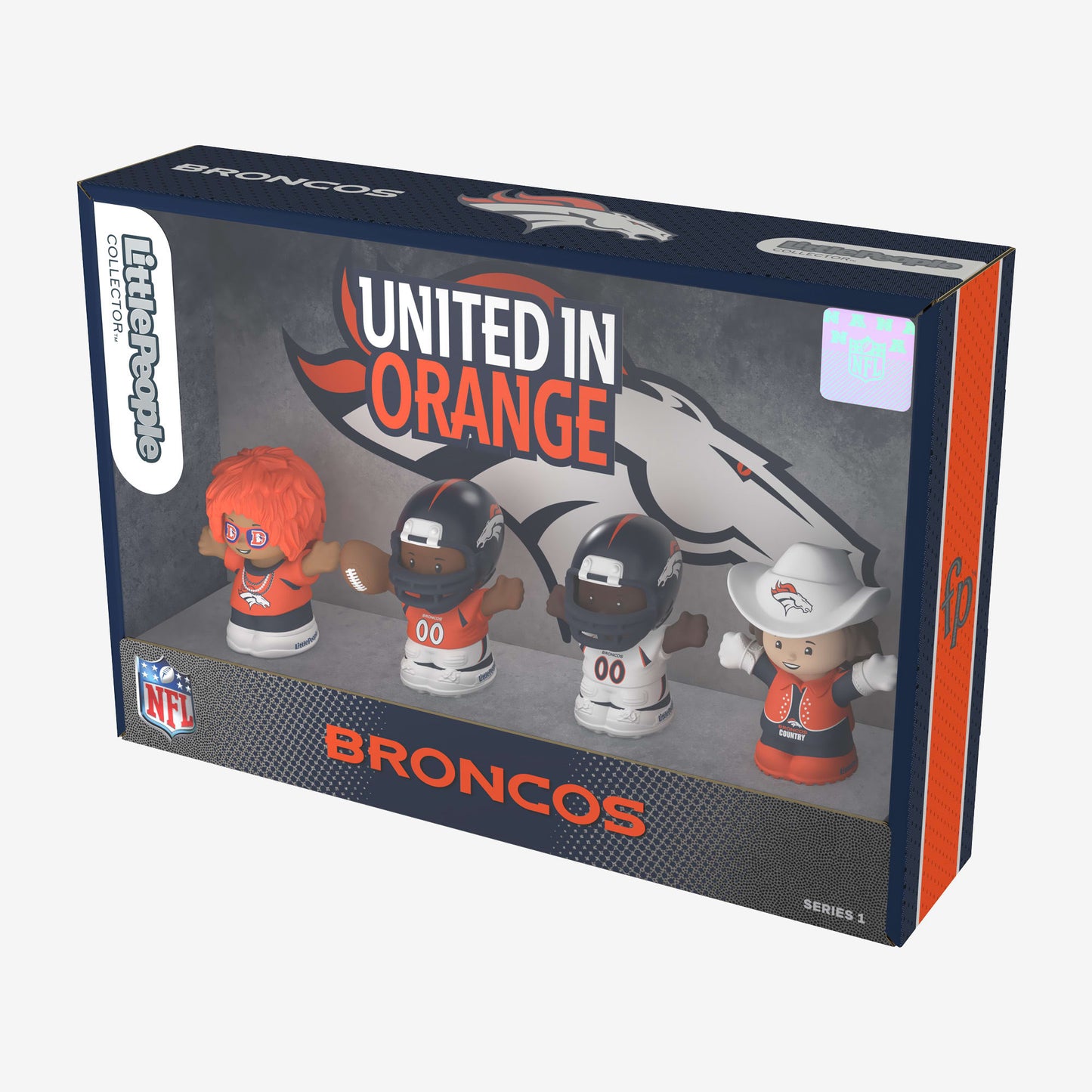 Little People Collector x NFL Denver Broncos Set - Bộ Mô Hình Sưu Tầm NFL - Mattel HNJ41 Mattel - ảnh 3 - Figure Set