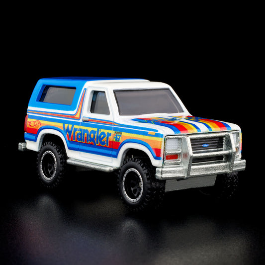 Hot Wheels Wrangler ’85 Ford Bronco - Xe Mô Hình Diecast Cao Cấp - Mattel Creations