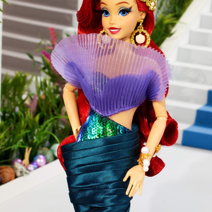 Enchanted Elegance Collection Ariel Doll - Búp bê Nàng Tiên Cá sưu tầm cao cấp - Mattel - Hình ảnh bổ sung 4