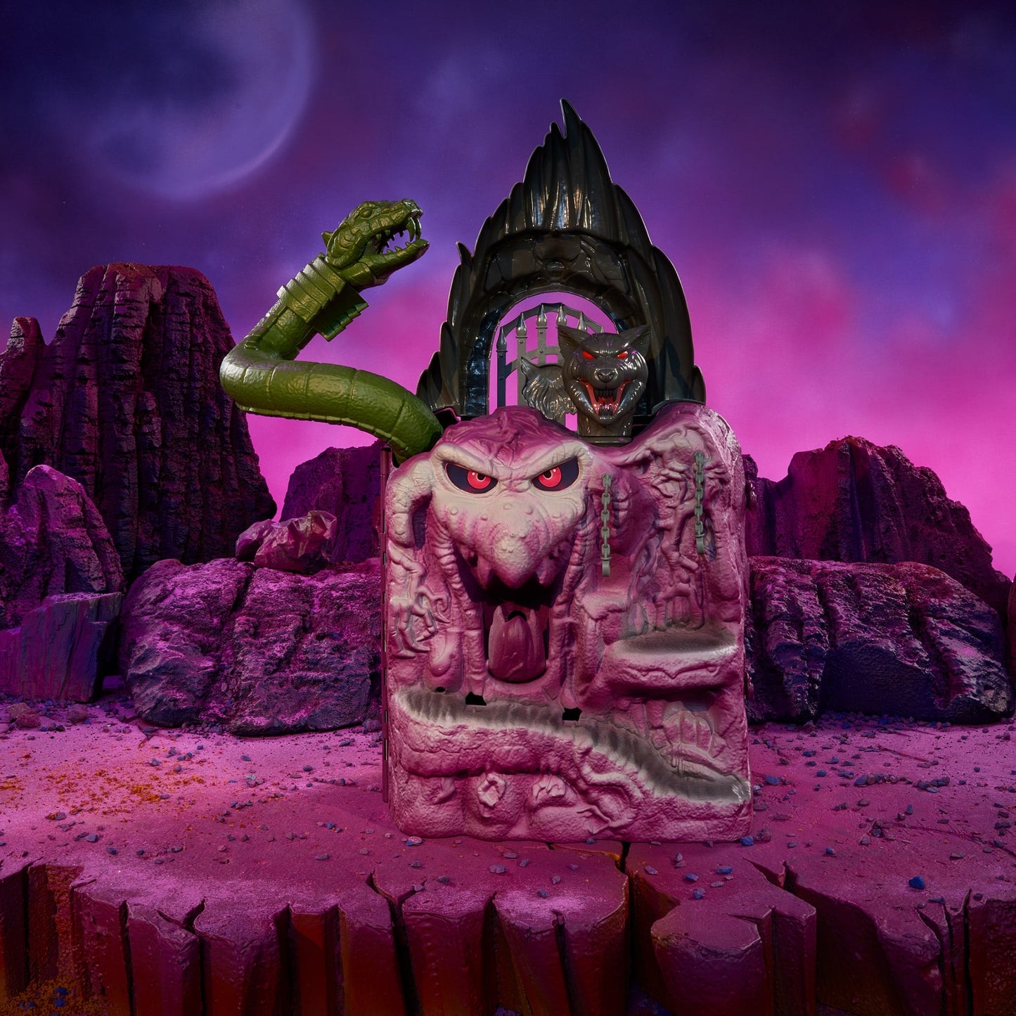 Masters of the Universe Origins Snake Mountain Playset - Bộ Đồ Chơi Lâu Đài Núi Rắn Mattel - Hình ảnh bổ sung 6