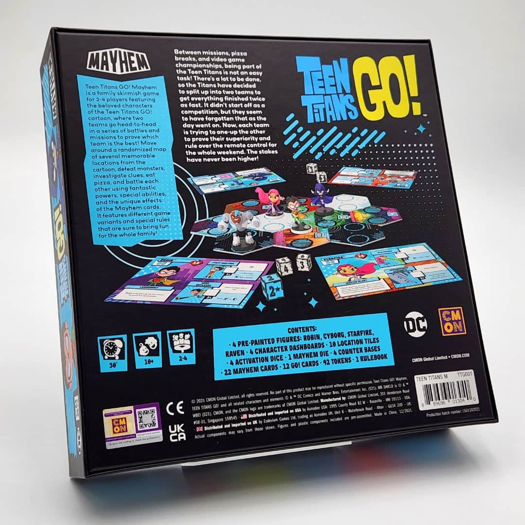 Teen Titans Go! Mayhem: Board Game Pledge Plus Blackfire and Nightwing Bundle (Kickstarter Special)