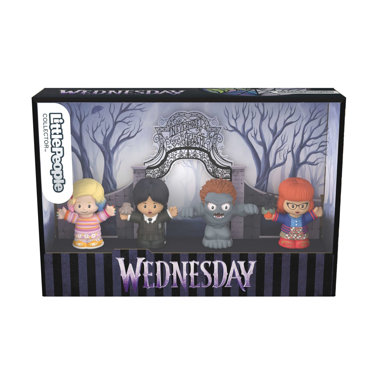 Little People Collector Wednesday TV Series Special Edition Set - Bộ Mô Hình Nhân Vật Sưu Tầm - Mattel