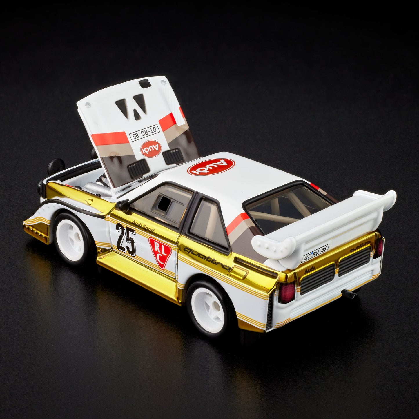 RLC Exclusive 1985 Audi Sport quattro S1 - Xe Mô Hình Rally 1:64 Hot Wheels Red Line Club