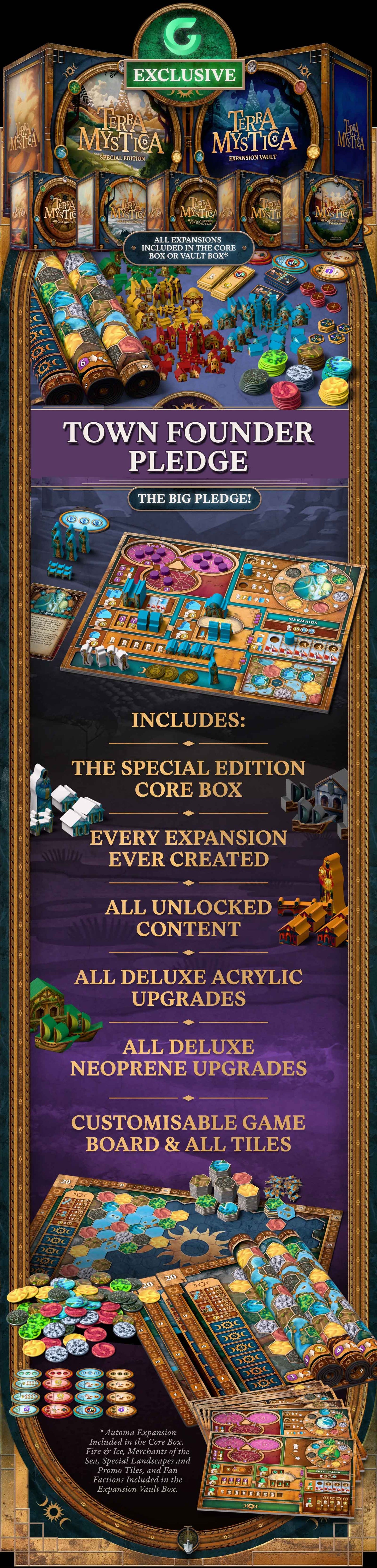 Terra Mystica: Special Edition Town Founder Pledge (Kickstarter Pre-Order Special)