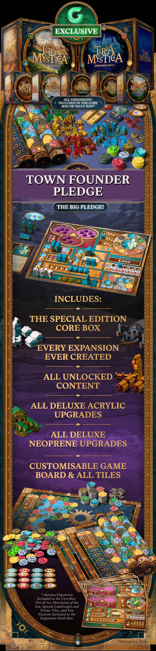 Terra Mystica: Special Edition Town Founder Pledge (Kickstarter Pre-Order Special)