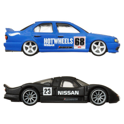 Hot Wheels Premium Car Culture 2-Pack '94 Nissan Primera & Nissan R390 GTI Bộ 2 Xe Mô Hình Die-cast Hot Wheels HRR74 - Hình ảnh bổ sung 5