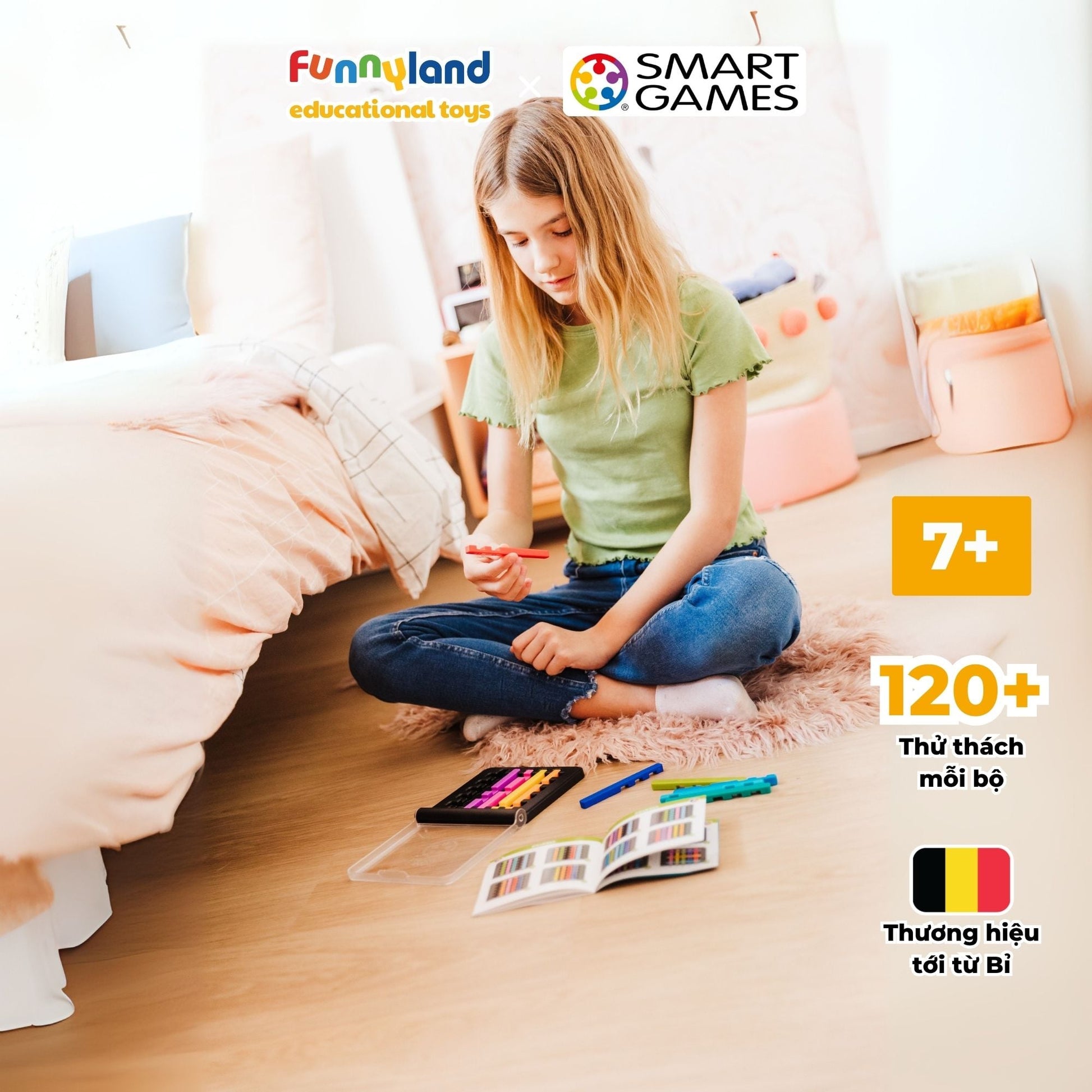 Đồ chơi trí tuệ Smartgames Thử thách IQ Stixx