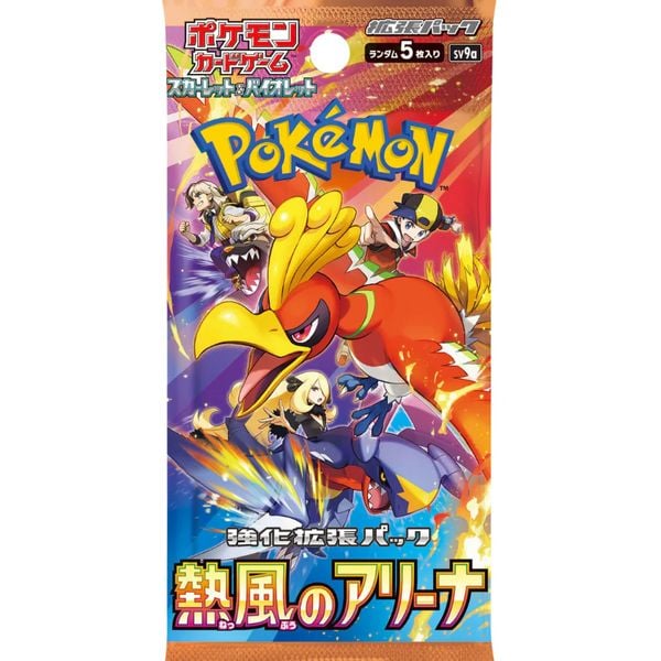 Thẻ bài Pokemon TCG SV9a Heat Wave Arena Booster Pack Tiếng Nhật