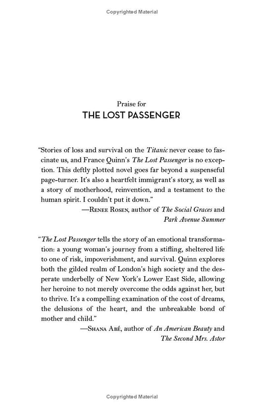 The Lost Passenger - Frances Quinn | Nhà sách Quốc tế InBook