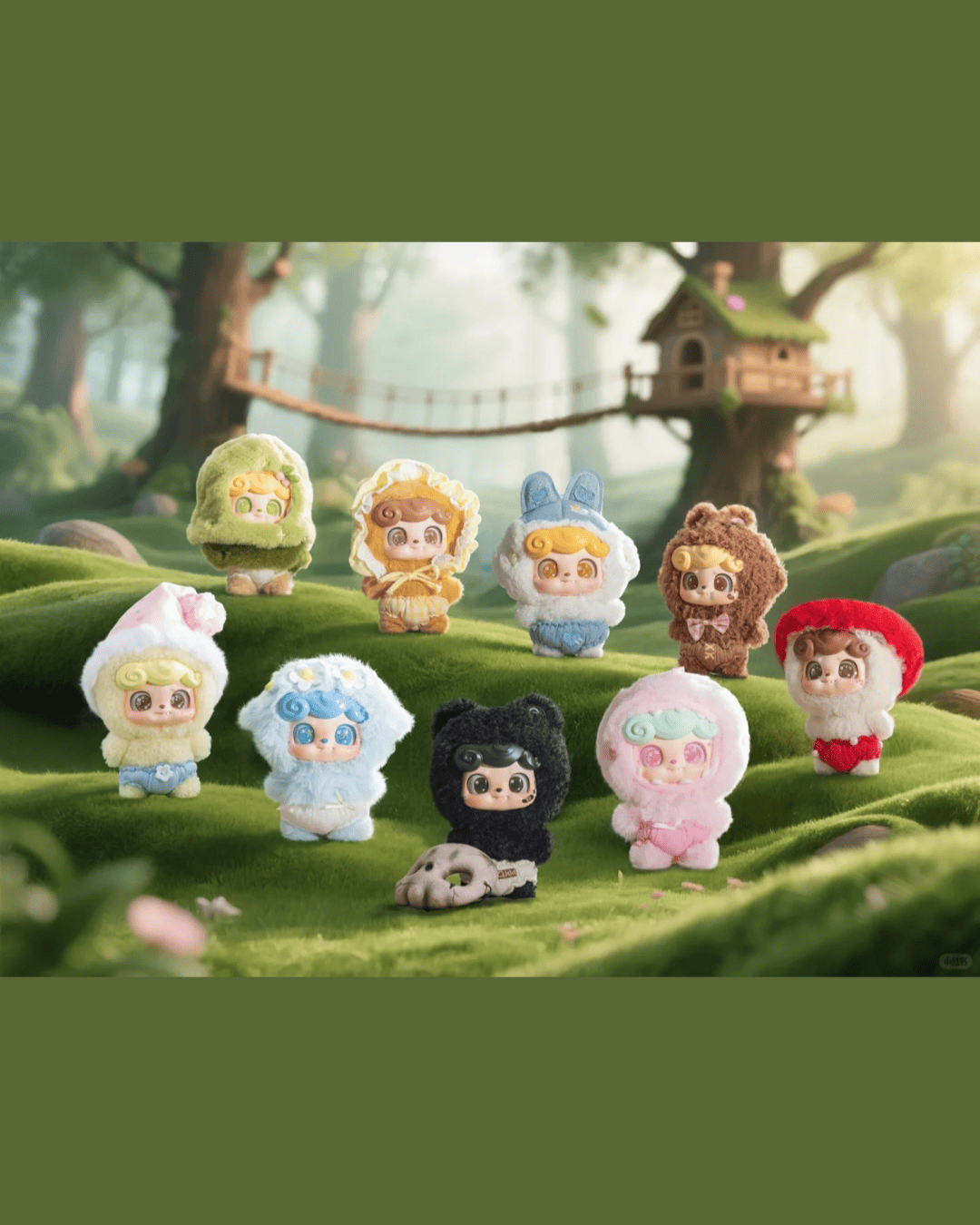 Q.Kid Fairy Tales Plush Series - Blindbox Gấu Bông Treo Truyện Cổ Tích - Jotoy