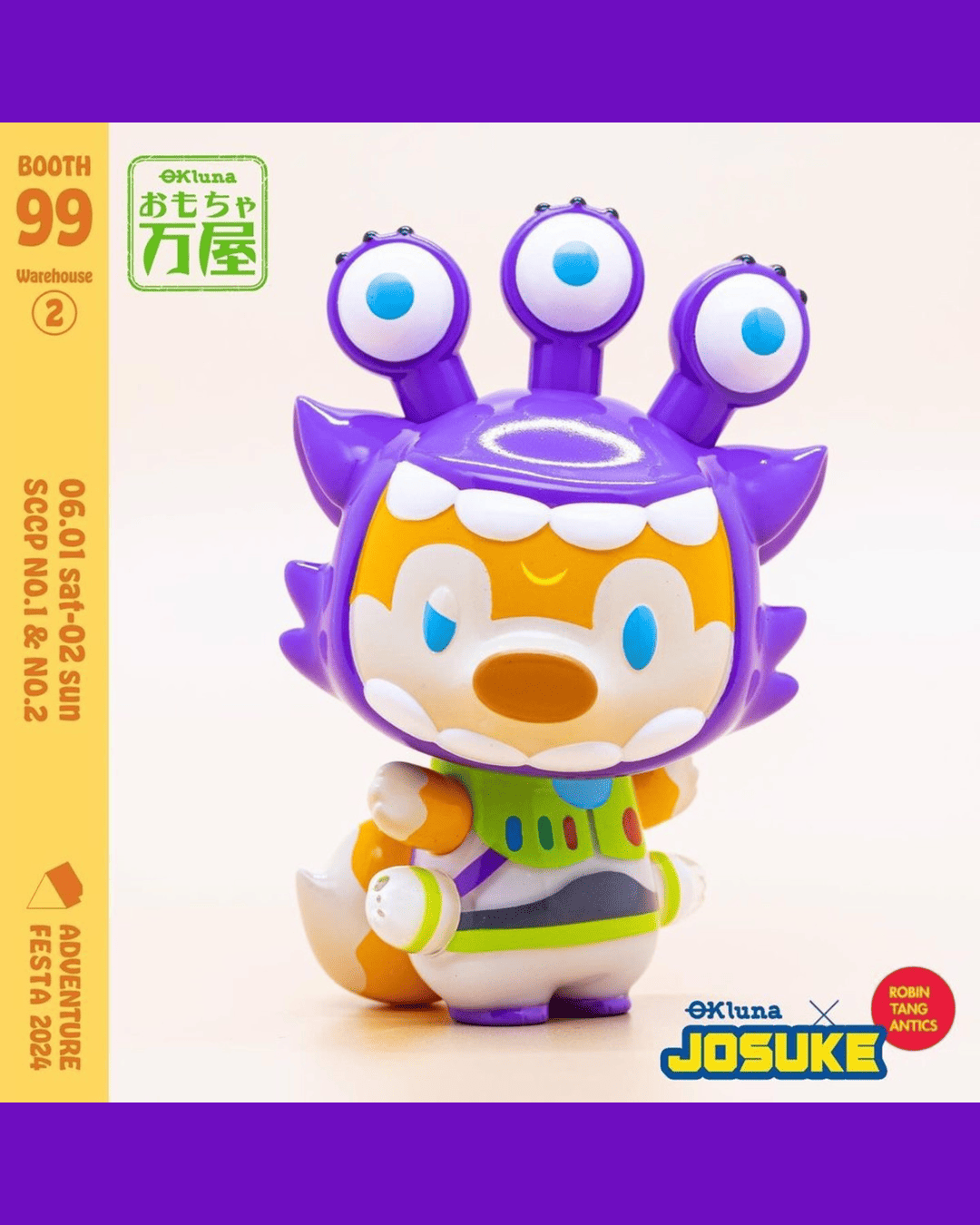 JOSUKE - Đồ Chơi Art Toy Sofubi Vapour Park Chính Hãng - Hình ảnh bổ sung 8
